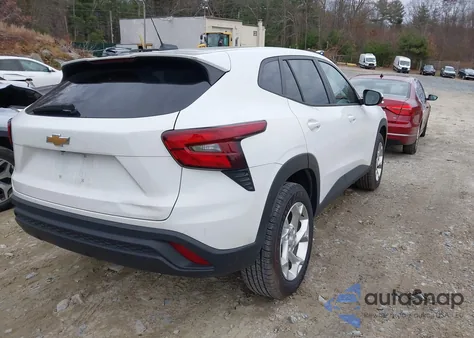 2024 Chevrolet Trax Fwd Sp из США, поврежденный, VIN KL77LFE20RC109084